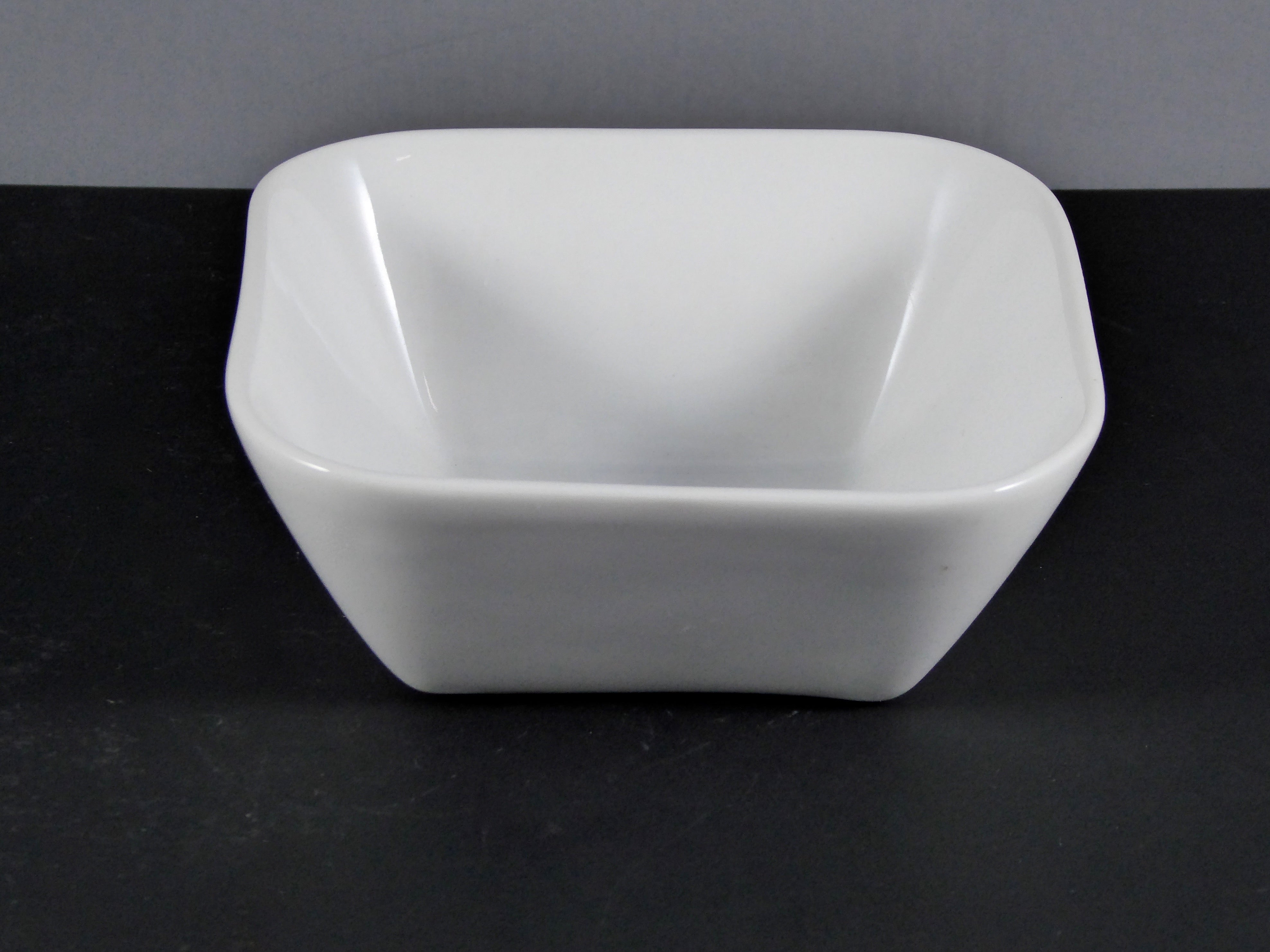 Default Title - #13025 BOWL 4.25" SQUARE ROUND (8 OZ.) - High - Quality Ceramic Serving Bowl for Food and Decor