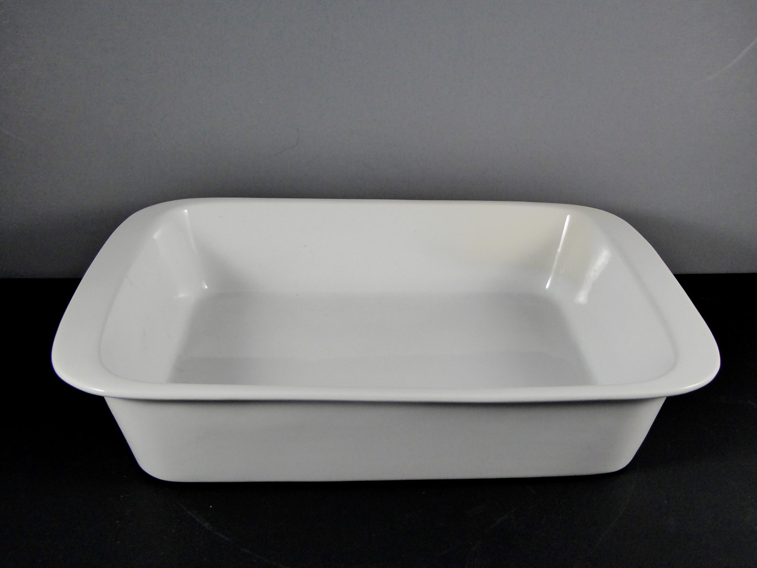Default Title: #13095 White Rectangular Baking Dish (13.5 x 9.5, 120 oz) – Ideal for Baking & Serving, Sold by Case