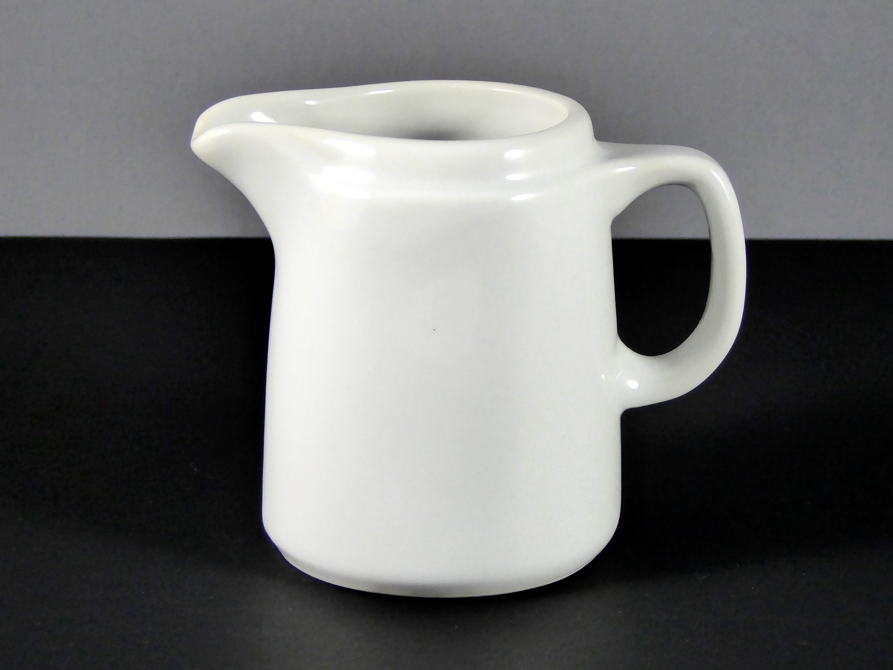 Default Title - #13113 CREAMER (4 OZ.) - Ceramic Milk Pitcher for Hot Beverages, Small/Medium Size, White, High - Quality