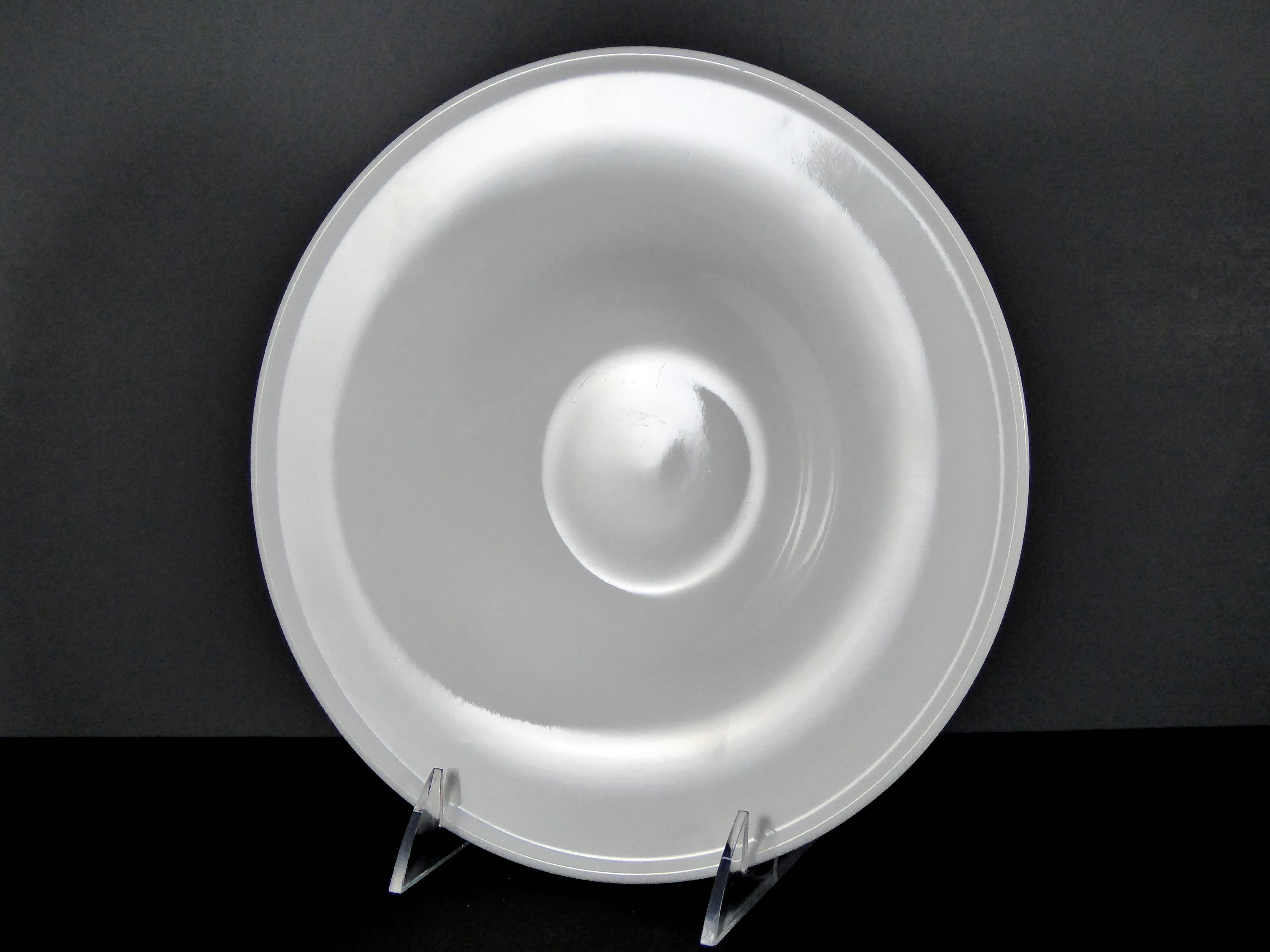 #13154 PLATE - 9.25" Round Soup/Pasta Plate (6 OZ.) - High - Quality Ceramic/Porcelain for Versatile Dining