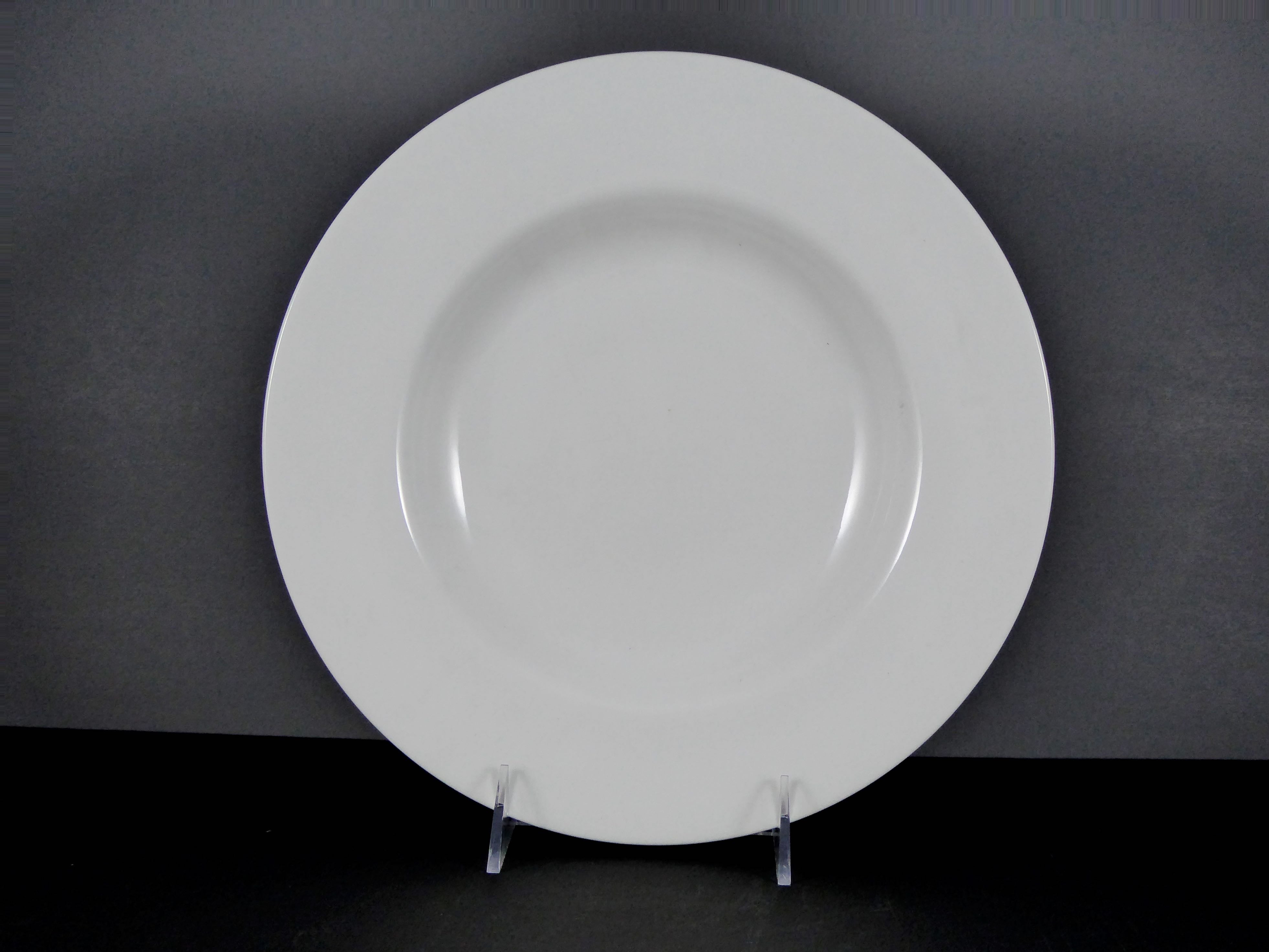 #14218 PLATE 10.25" ROUND WIDE RIM (16 OZ.) - High - Quality Ceramic Dinner Plate for Main Courses, Sold by the Case