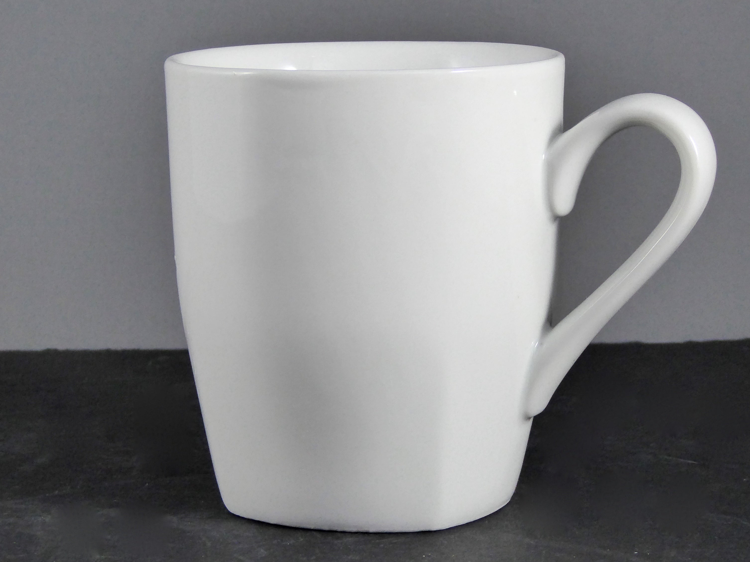 #15030 - 1 MUG 12 OZ. | High - Quality Ceramic Mug for Hot Beverages, White, Customizable, Sold by Case