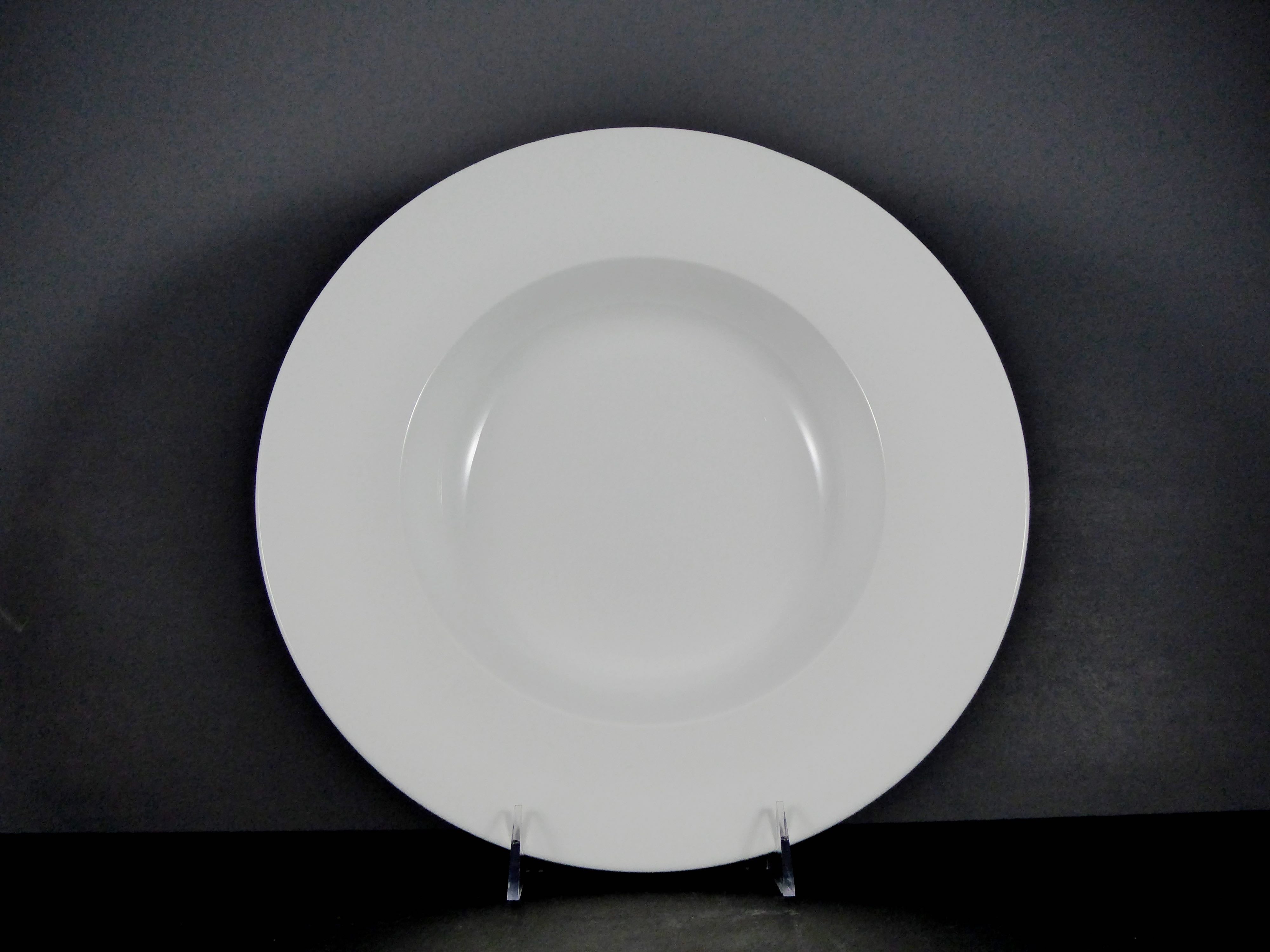 #15209 PLATE 11.75" ROUND SOUP/PASTA (24 OZ.) - White Ceramic/Porcelain Plate for Formal & Casual Dining, Sold by the Case
