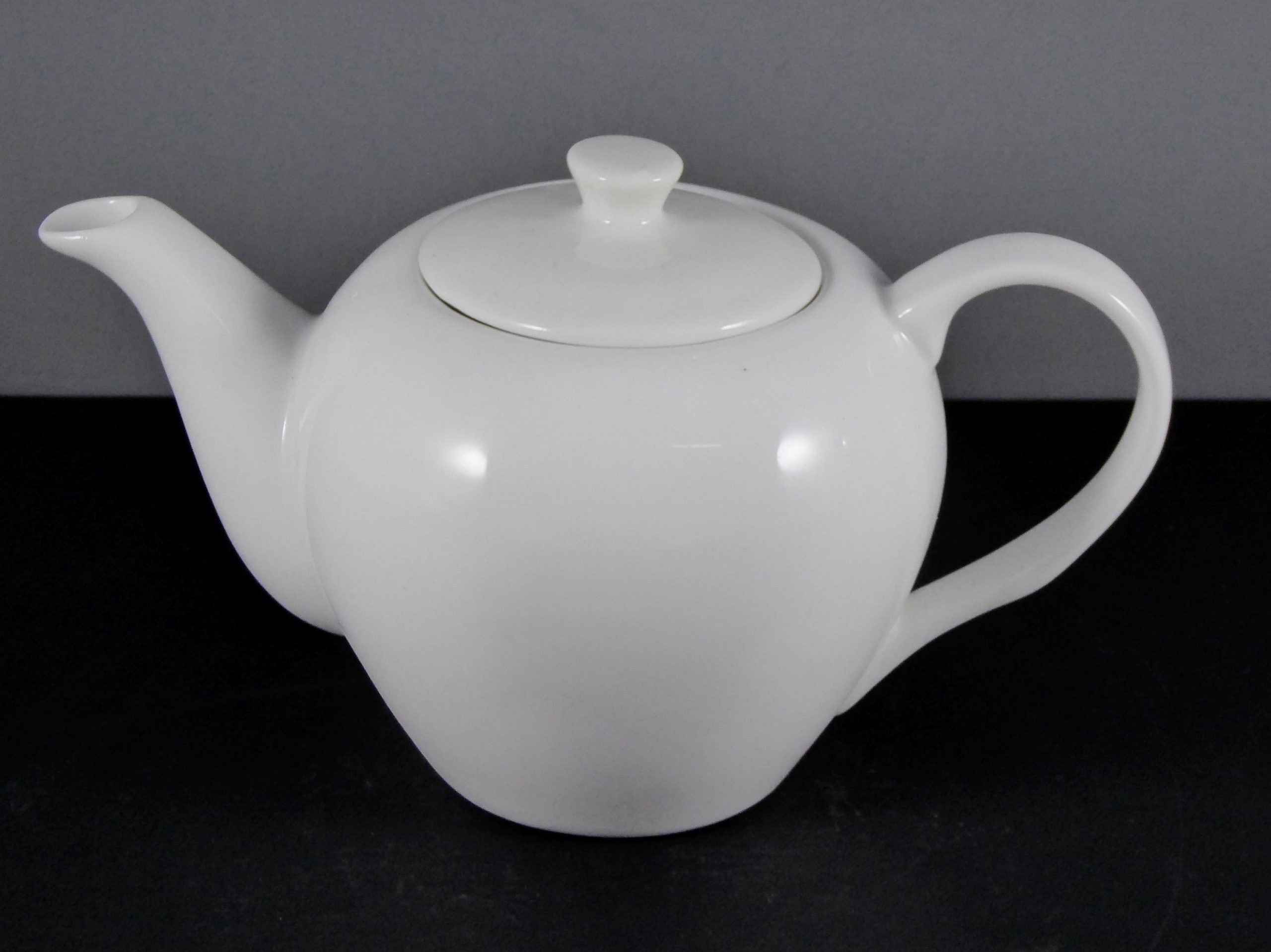 Buy #3831 16 – Ounce White Porcelain Teapot Ideal for Personal or Small Gatherings, Sold by the Case