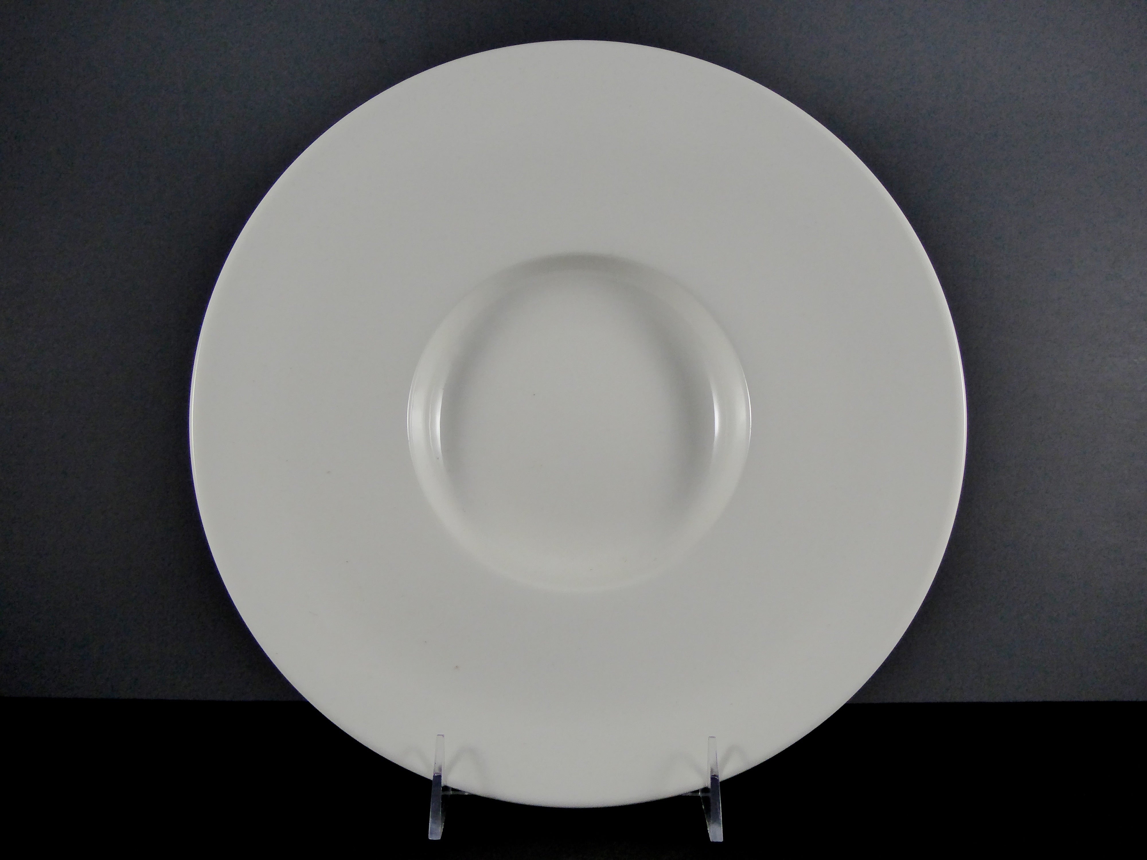 #4397 PLATE: 11" Round 6 OZ. Ceramic or Porcelain Soup/ Pasta Plate for Casual & Formal Dining