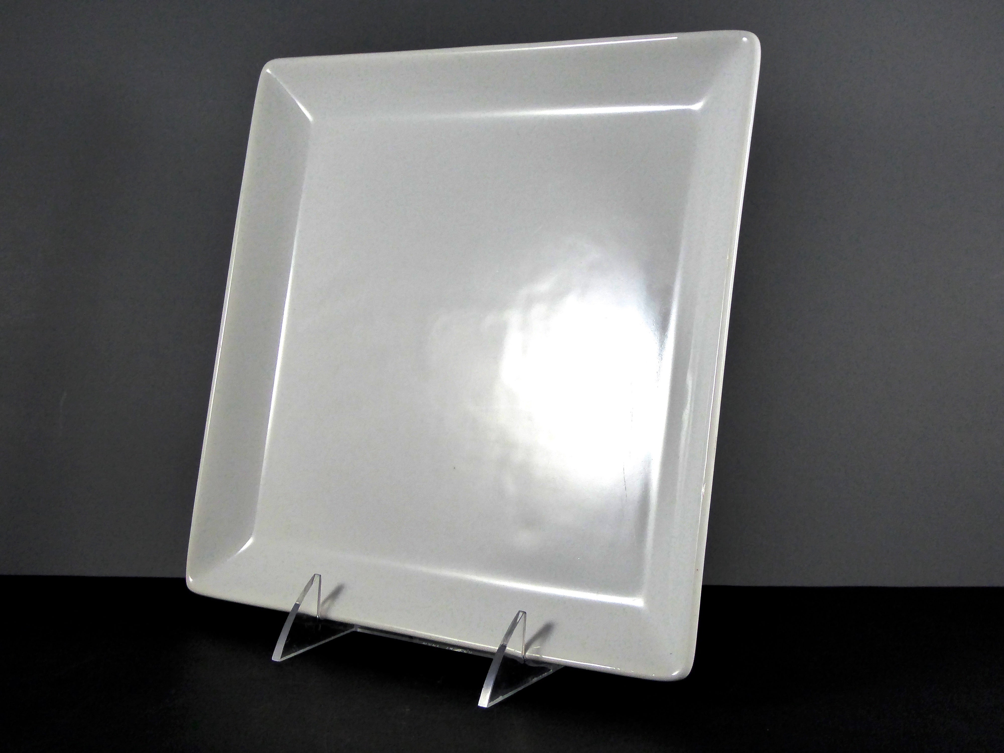 #4643 PLATE 9″ SQUARE – High – Quality Ceramic/Porcelain Square Plate for Serving and Decor, Sold by the Case