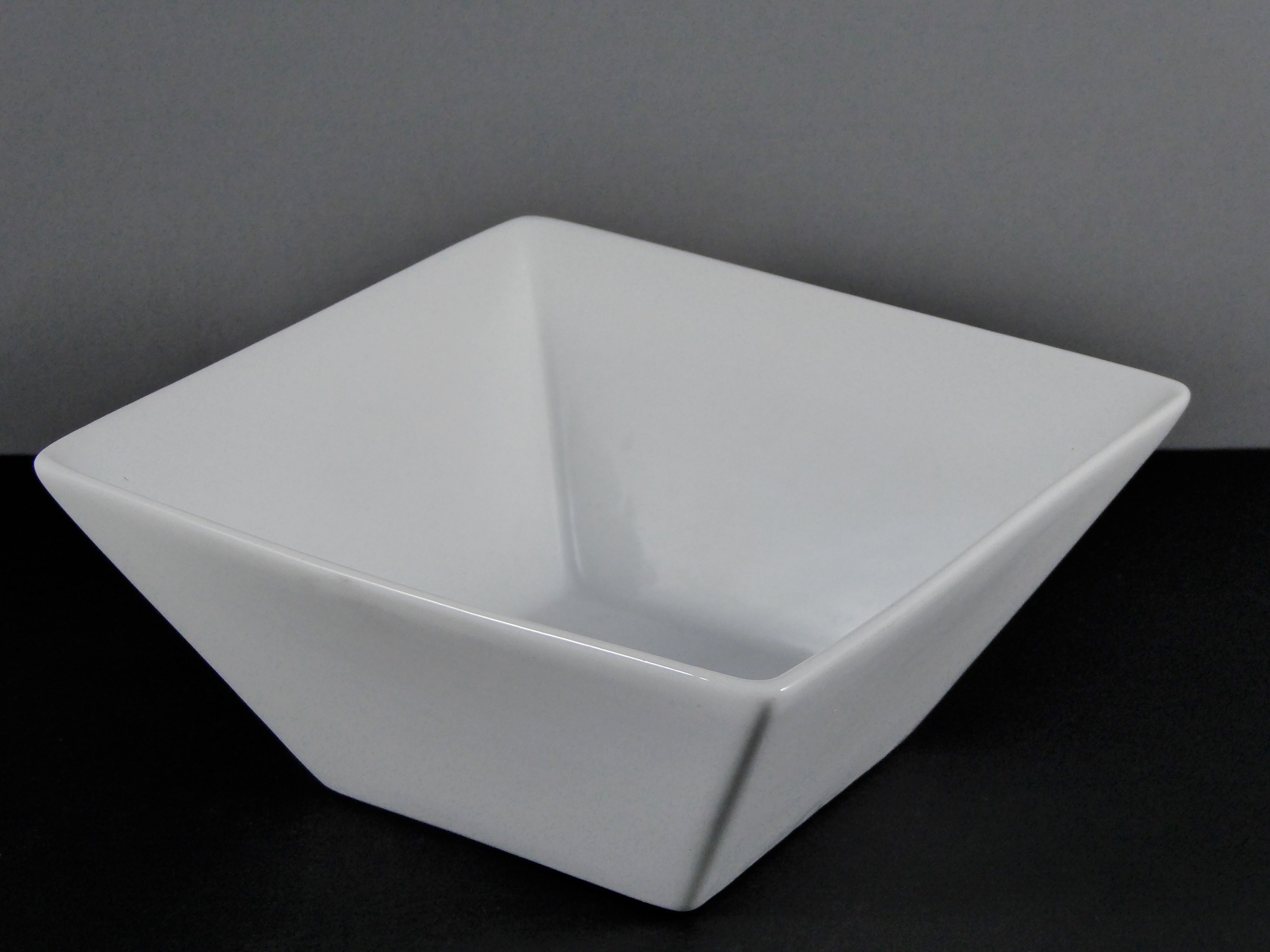 #5966 5.75" Square 20 OZ. Ceramic Bowl - Modern, Durable & Versatile for Serving & Decor (Sold by Case of 30)