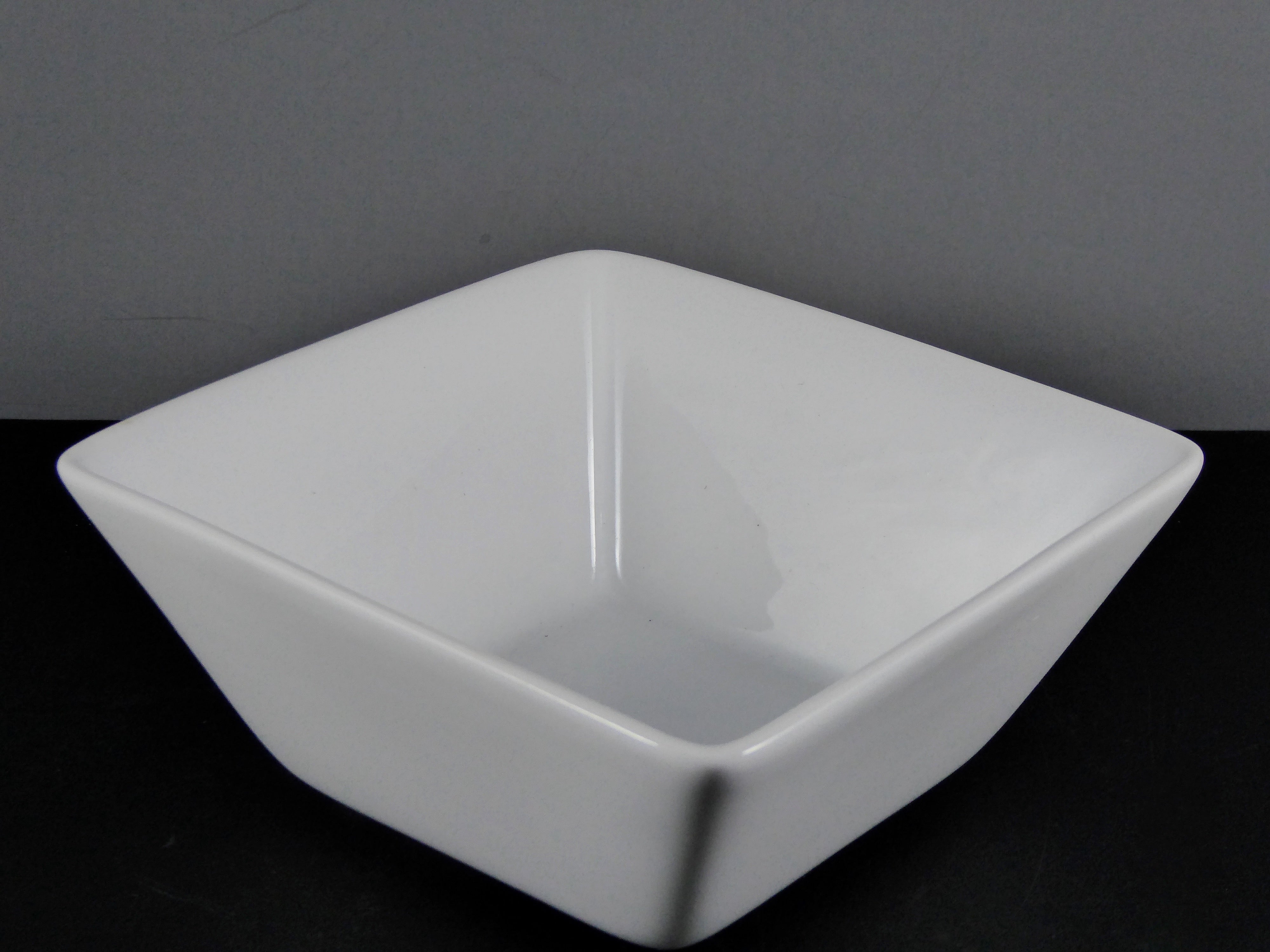 Default Title: #7598 - 1 6.5" Square 24 OZ. High - Quality Ceramic - Like Bowl for Food Serving and Decor