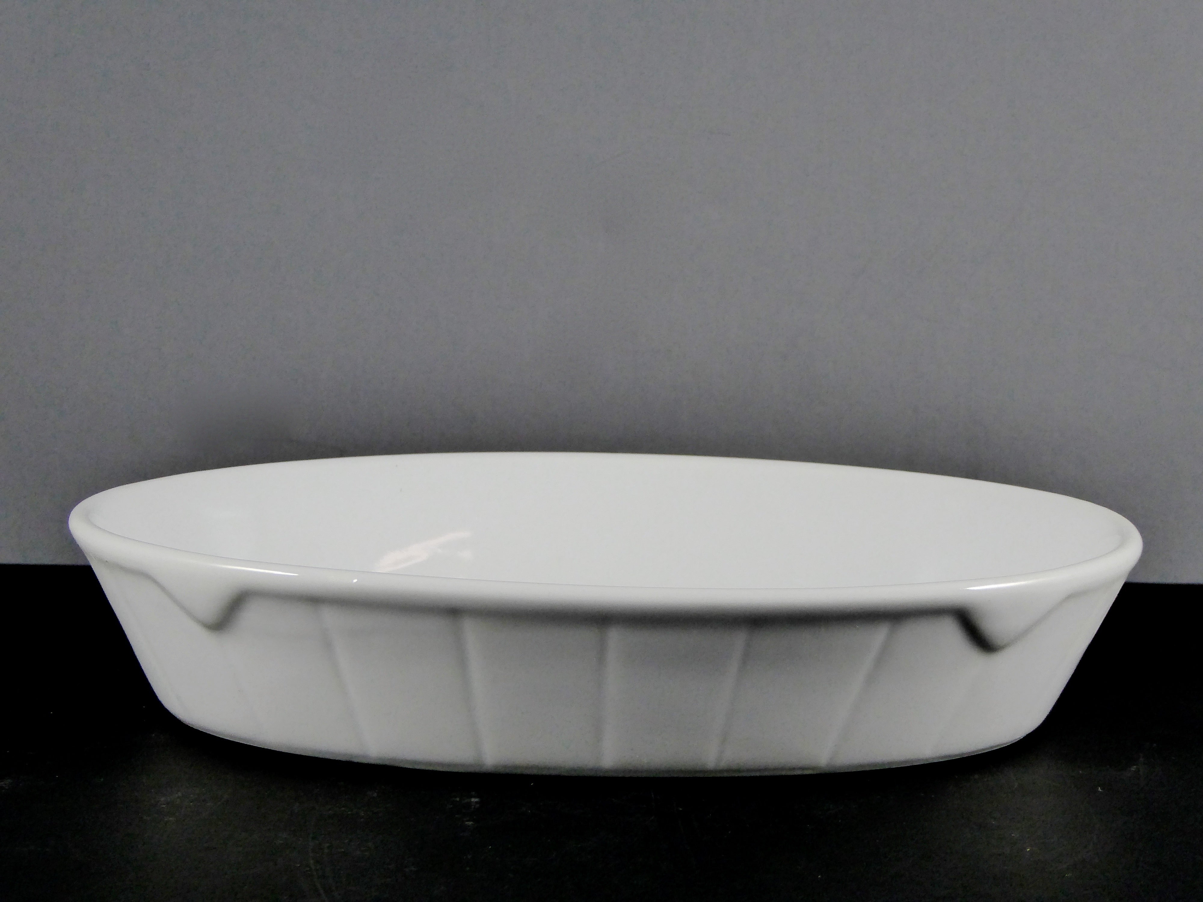 #7692 DISH 8" OVAL BAKING (12 OZ.) - Oval Ceramic Baking Dish, White, Oven - Safe, Easy to Clean, Sold by the Case